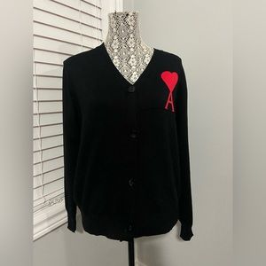 🔥Sale 🔥AMI - Cardigan/Sweater with ❤️ logo